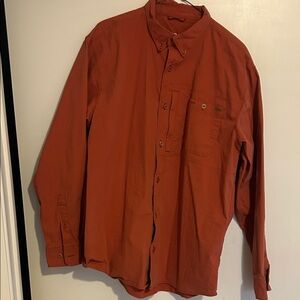 Ag-Gear Men's Rust Button-Down Shirt